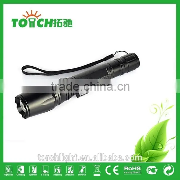 Bike Flashlight Professional Zoomable Emergency Flashlight High Power Super Waterproof Led Lamp by 2*18650 Battery With SOS Lamp photo-4