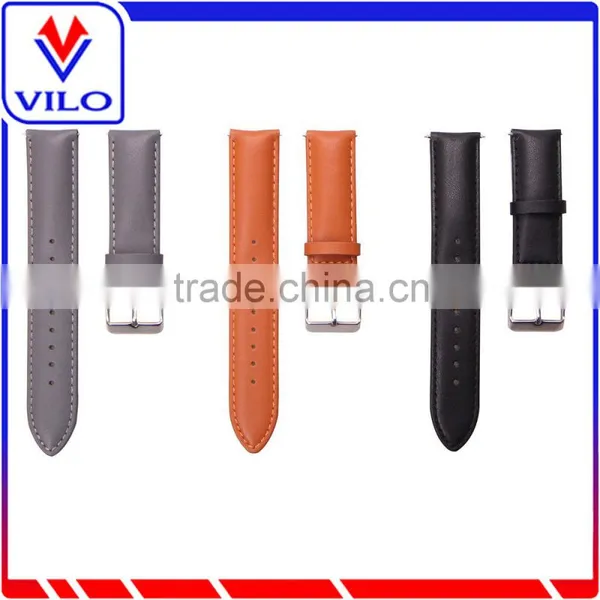 Genuine Leather Watch Strap Band Waterproof Leather Watch Strap for Samsung photo-5