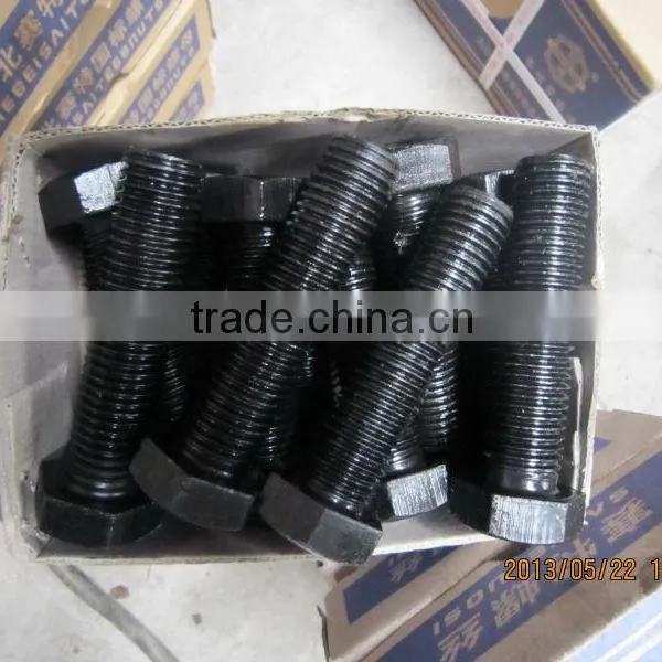 4.8, 8.8 Grade Bolt Formed by Alloy Mold According to the Standards Din 933, 931, Finished by Anti-rust Oil photo-2