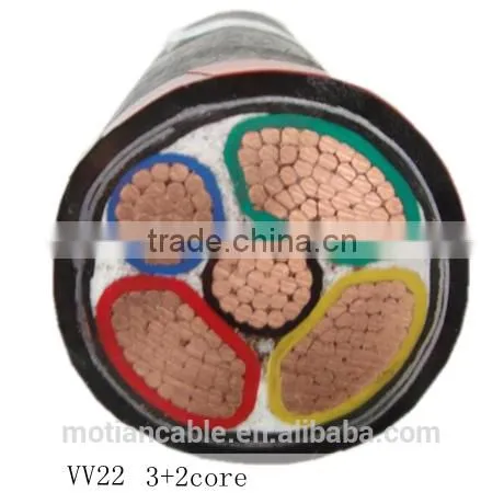 0.6/1kv PVC Insulated Steel Tape Armored Pvc Sheathed Power Cable, VV22/VLV22 photo-2