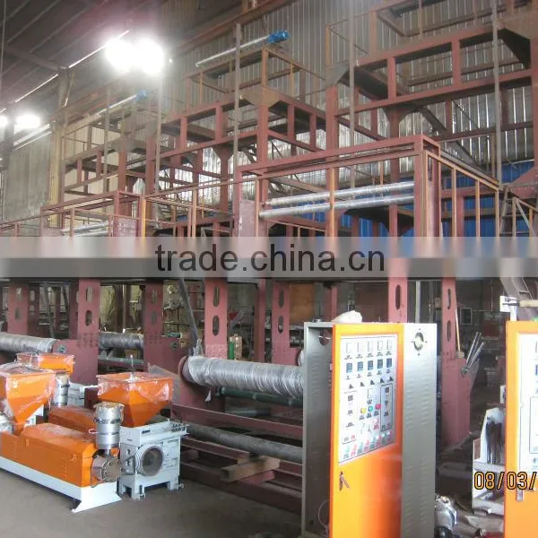 High Speed Rotary Die Head Film Blowing Three Layer Co-extrusion Film Blowing Machine