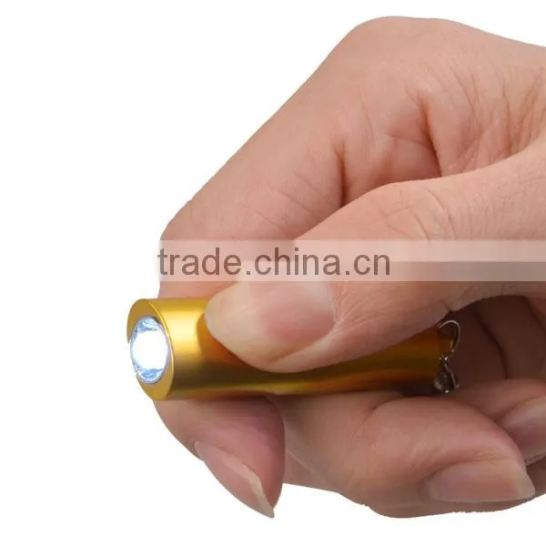 Promotional Cheap LED Light Mini Keychain Torch With Logo photo-2