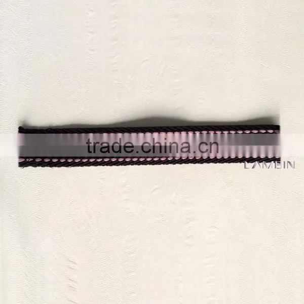 Custom Garment Jacquard Webbing Woven Tape Belt photo-3