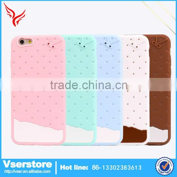 Hot Sell pc Animel Sex Girl Mobe Phone Case With Ice-cream Color for Iphone6 Tpu Clear Cases for Iphone photo-2