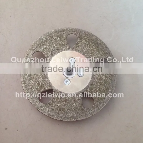 Electroplated Marble Saw Blade 6 Inch (150 Mm) One Side With M14 Flange Water Drop Shape Cutting Disc