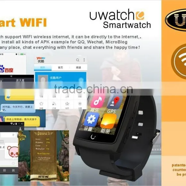 U18 Bluetooth Smart Watch WristWatch GPS WIFI for Smartphones IOS Android Apple Iphone 4/4S/5/5C/5S Android Samsung photo-6