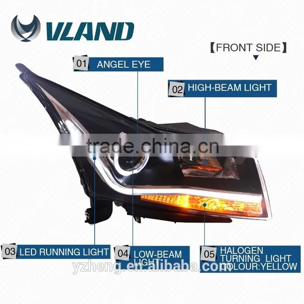 Chevrolet Cruze 2010-2011 Modified Head Light and Led Tail Lamp photo-4