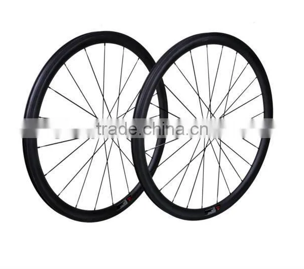 Made In China Carbon Bike Clincher Wheelset 38C Road Bike Carbon Clincher Super Light Road Bike Wheelset
