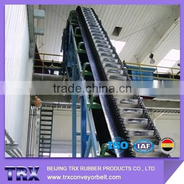 Large Transport Capacity Cleated Non-slip Conveyor Belt With Corrugated Sidewall photo-3
