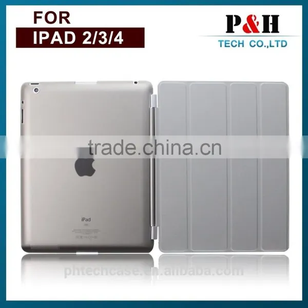 Magnetic PU Leather Smart Cover Case for Ipad 2/3/4 With Sleep Wake photo-2