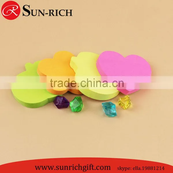 Custom Heart Apple Flower Shape Sticky Notes Post Notes photo-3