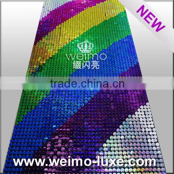 2016 New Reflective Sequin Decorative Plastic Panels photo-4