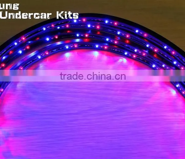7 Color LED Rgb Under Body Strips 120*2 90*2 w/ Remote Control