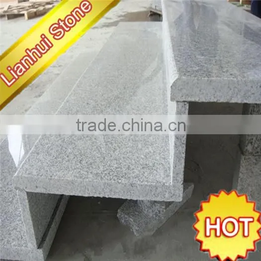 China Granite Outdoor Grey Prefabricated Stairs