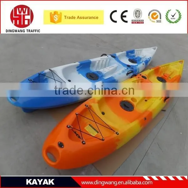 New Made in China Cheap Plastic Double Fish Kayak Most Popular