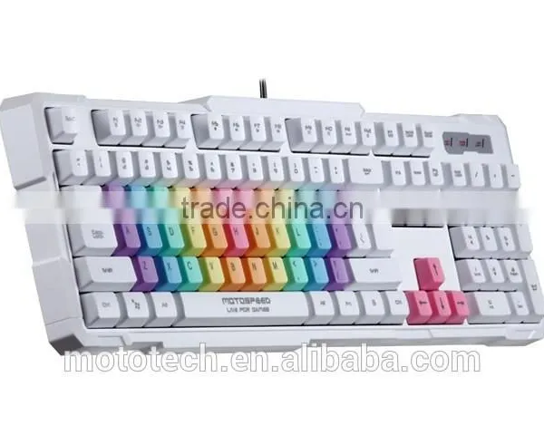 K82 Cherry MX Blue Switch Multi-media Wired USB Mechanical Gaming Keyboard photo-4