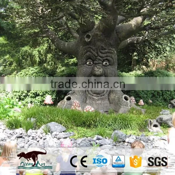 Decorative Theme Park Animatronic Talking Tree for Sale