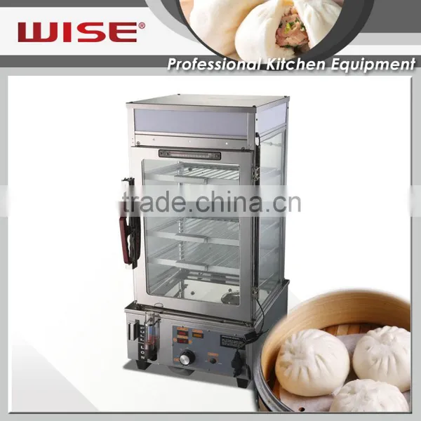 WISE Countertop Square Chinese Food Display Steamer Mechanical Type As Catering Equipment photo-6
