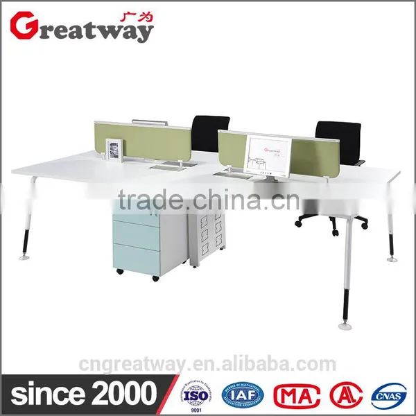 4 Person Office Desk Office Computer Desk Office Table (QE-34F-4-02)