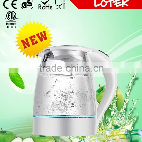 Striking Blue Led Glass Electirc Kettle With 1.7L Volume photo-4