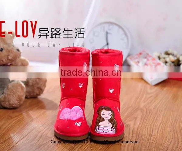 Hot Sales High Quality and Cheap Red Boots Women photo-3