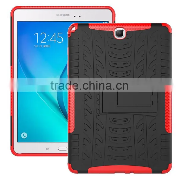 Light TPU PC Rugged Tablet Case With Built-in Kickstand for Samsung Galaxy Tab A 9.7 Inch Tab 5 T550 T555 Case Cover photo-3