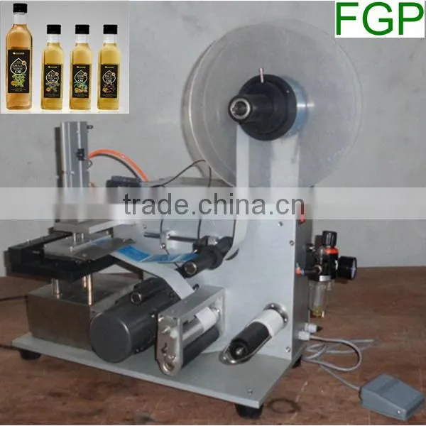 Flat Surface Semi Automatic Wet Glue Labeling Machine/Flat Surface Semi Automatic