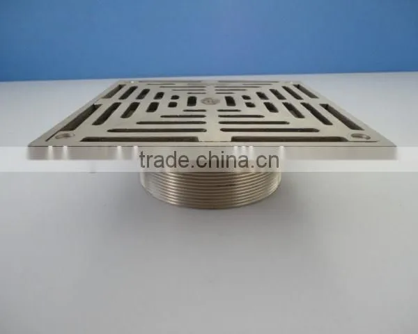 Casted Mn Copper White Brass Ni Bronze Square Floor Drain photo-4