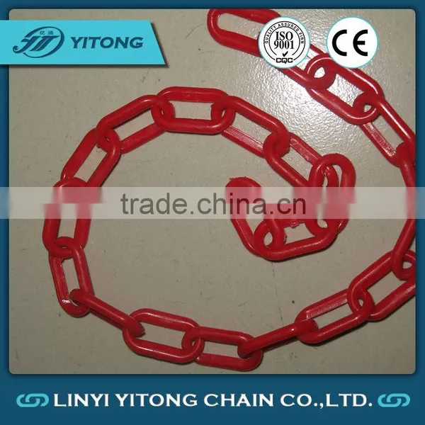 CE Approved Low Price 4mm Colorful Traffic Plastic Chain photo-6