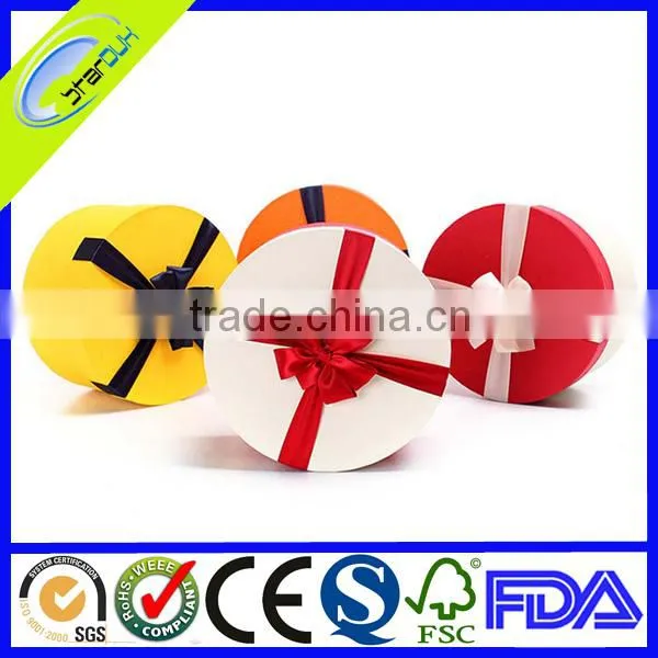 Round Cardboard Gift Boxes With Lids photo-3
