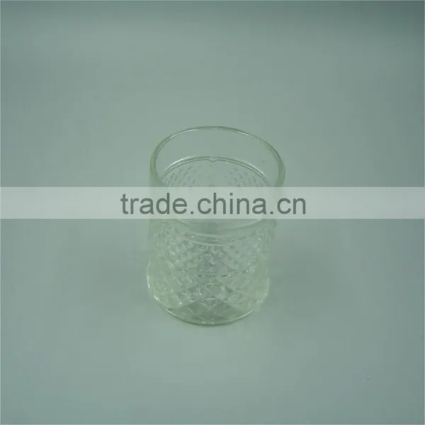 228ml Clear Glass Quilted Crystal Cups/ Tea Cups/ Beer Cups in the Pub photo-2