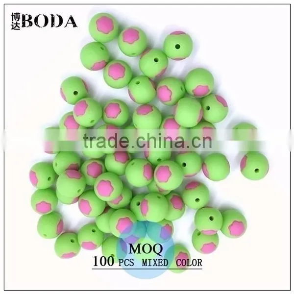 Loose Silicone Beads Flower Silicone Beads photo-5