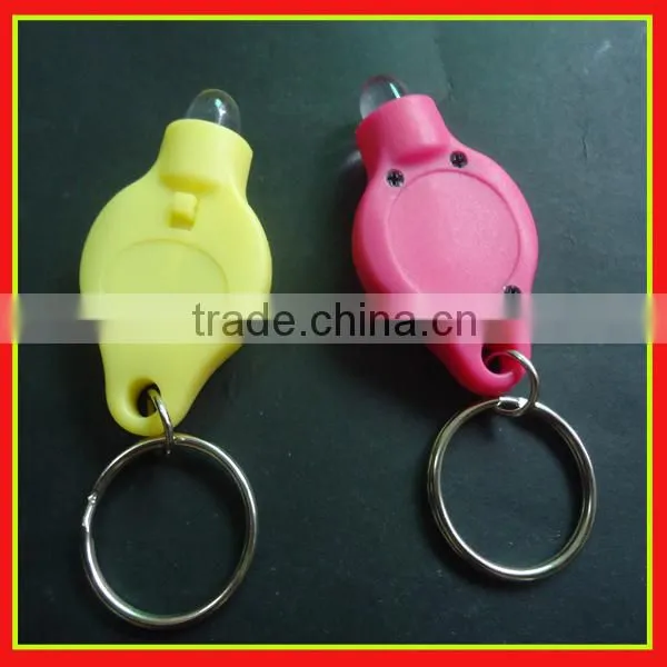 Branded Led Light up Keychain,UV Light Led Keychain,purple Colour Led Keychain Light photo-6