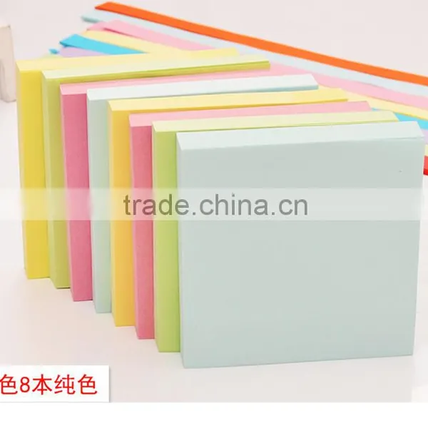 Removable Supper Sticky Notes, Jewel Pop Collection, 4 Pads/pack
