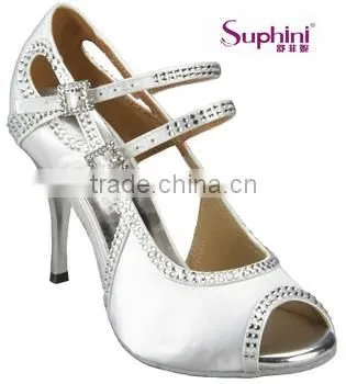 Suphini Black Dance Sport Shoes Heel Tango Shoes photo-2