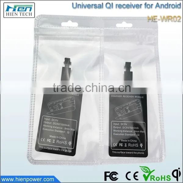 Smart Phone Wireless Charger Receiver for Huawei p8 Lite qi Universal Wireless Charger Receiver for Xiaomi Redmi 1s photo-3