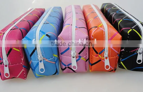 Cheap Promotional pu Leather Kids Pencil Case Stationery Pouch photo-4