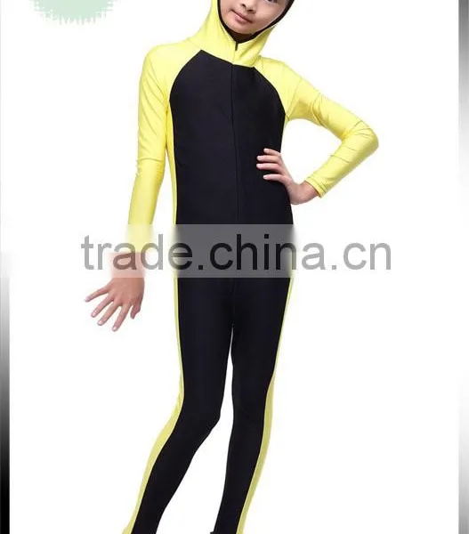 New Kids Girls Modest Swimwear Swimsuit Muslim Islamic Swimsuit S-XL photo-3