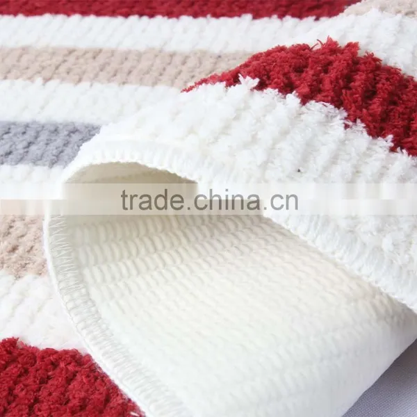 Bathroom Mircofiber Anti- Slip Rug Soft Absorbent Mat photo-5