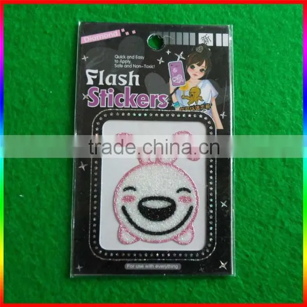 Glitter Colorful Self-adhesive Cartoon Sticker for Decor photo-6