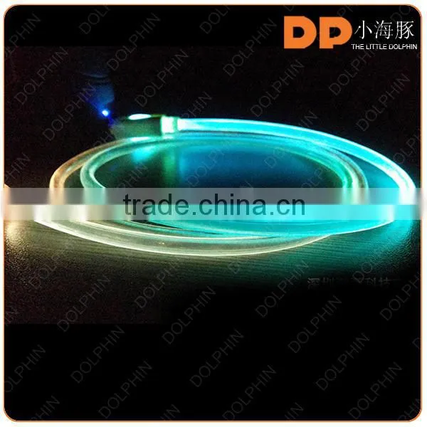 2016 Trending Products Glowing in the Dark Color Change Illuminated LED Light Sync Cable for Computers Laptops photo-6
