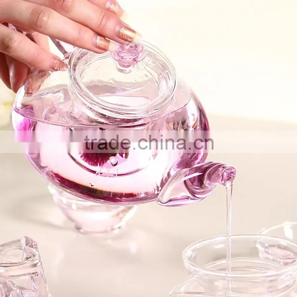 OEM ODM Small Heat Resistant Glass Teapot With Infuser 500 ml PH203 photo-3