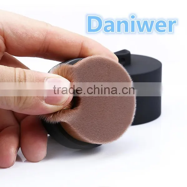 New Arrival O! Circle Oval Brush Style Foundation Makeup Air Brush Loose Powder Synthetic Hair Brush Big One photo-3