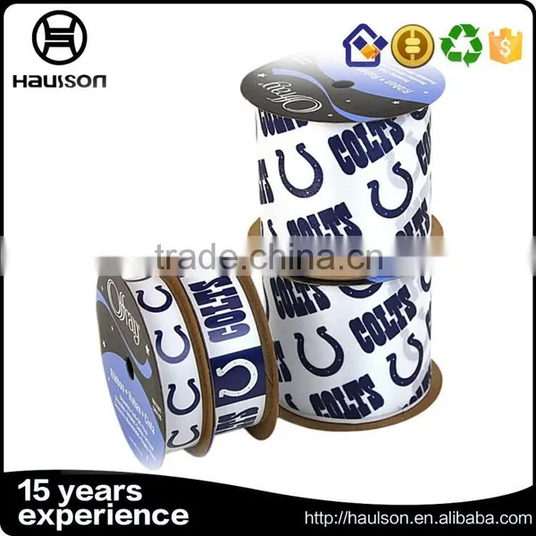 Fasion High Quality Personalized Polyester Nylon Material Nfl Printed Ribbon photo-4