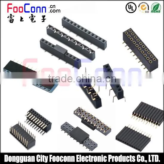 Hot Sale Pitch2.54mm Female Header Right Angle Dip photo-6