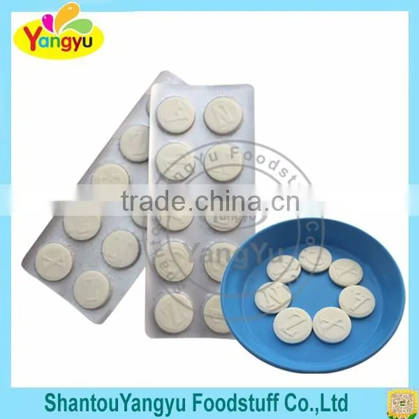 Best Choose White Milk Flavor Nutrition Round Press Candy photo-2