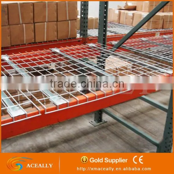 Warehouse Storage Shelving With Wire Mesh Decks photo-6