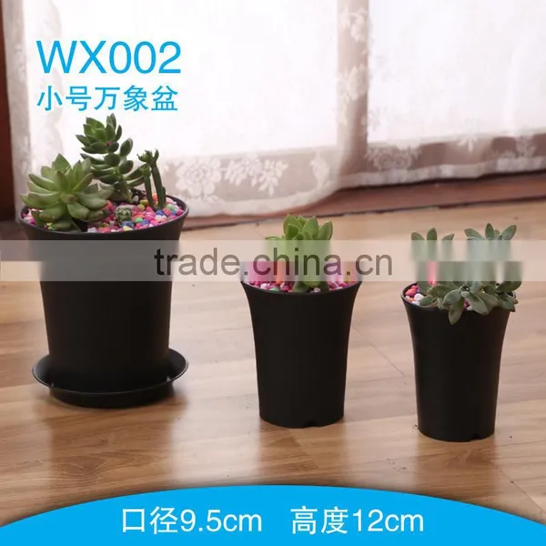 Black /white Colorful Plastic Round PP Plant Pots