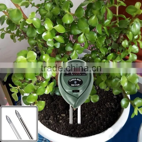Premium 3-in-1 Soil Tester Meter (Moisture, pH & Light) for Outdoor Plants photo-2