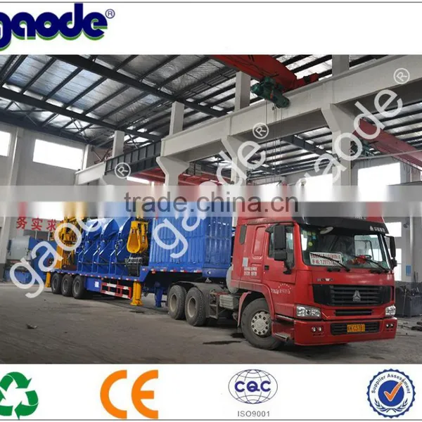 European Standard Hydraulic Mobile Scrap Metal Baling Machine photo-2